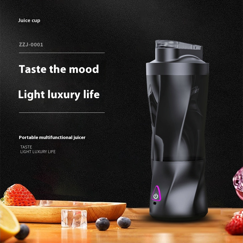 Rechargeable Portable Juicer & Blender Cup – 2-in-1 Travel-Friendly Kitchen Companion with USB-C Charging