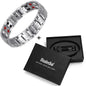 RainSo Magnetic Stainless Steel Bracelet – 4-in-1 Health Care for Men