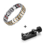 RainSo Magnetic Stainless Steel Bracelet – 4-in-1 Health Care for Men