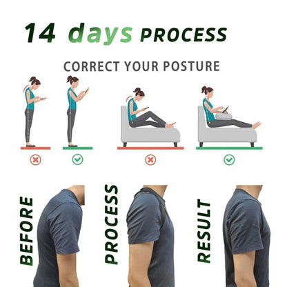 Back Posture Corrector Belt – Adjustable Support for Men, Women & Kids