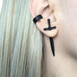 Gothic Sword Dagger Earrings – Punk Style Ear Jacket for Women & Men