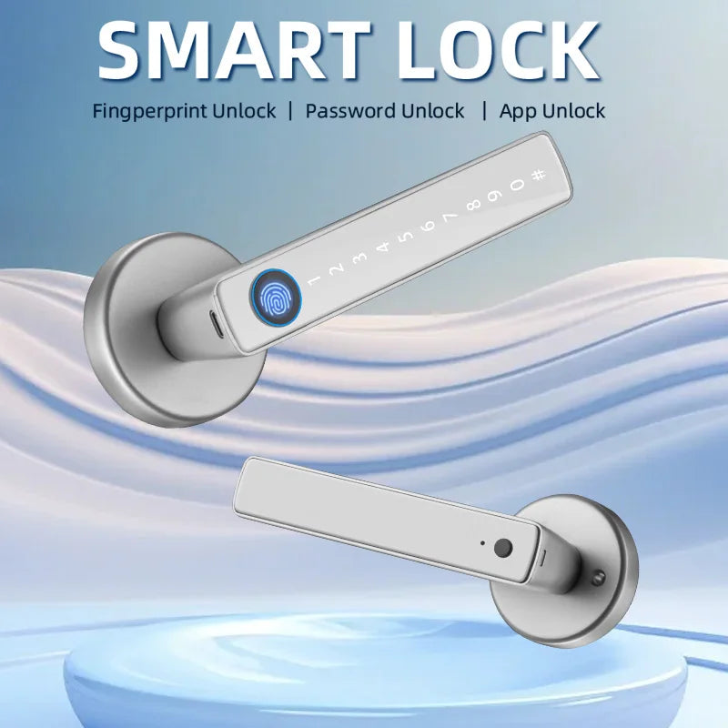 XSDTS Smart Door Lock F2 – Fingerprint, Keypad & Bluetooth Entry