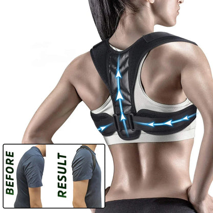 Back Posture Corrector Belt – Adjustable Support for Men, Women & Kids