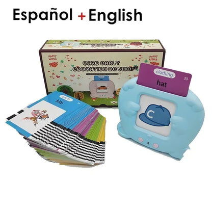 Kids' Multi-Language Learning Machine – Talking Flash Cards for English, German, Spanish, French