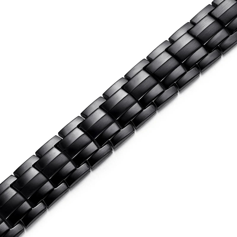 RainSo Magnetic Stainless Steel Bracelet – 4-in-1 Health Care for Men