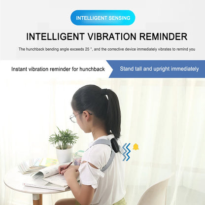 Smart Posture Corrector Belt with Vibration Reminder – Adjustable for Kids & Adults