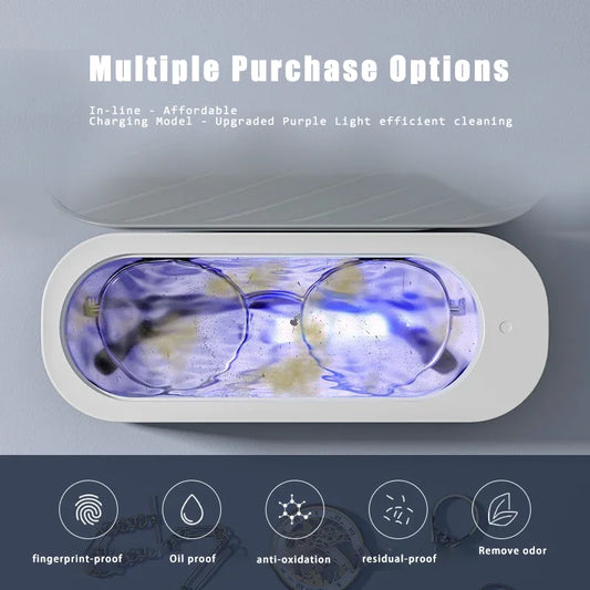 Portable Xiaomi MIJIA Ultrasonic Cleaner for Jewelry, Glasses, and Braces