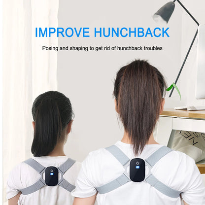 Smart Posture Corrector Belt with Vibration Reminder – Adjustable for Kids & Adults