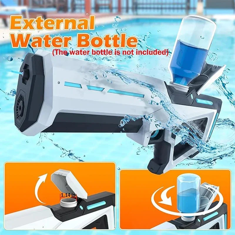 Powerful Electric Water Gun – Automatic Summer Beach Toy for Kids & Adults