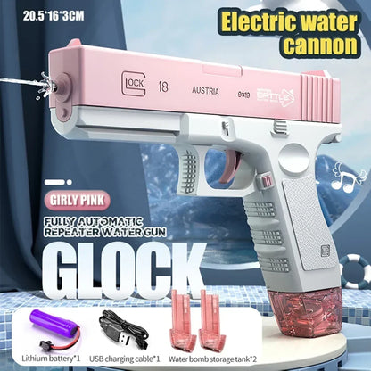 2024 Electric Water Gun Toy – Fully Automatic Outdoor Fun