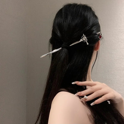 Modern Rhinestone Hairpin – Stylish and Eye-Catching Hair Accessory for Women