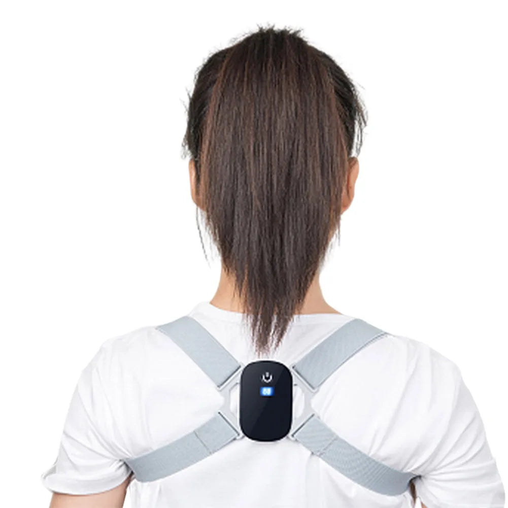 Smart Posture Corrector Belt with Vibration Reminder – Adjustable for Kids & Adults