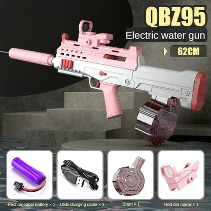 2024 Electric Water Gun Toy – Fully Automatic Outdoor Fun