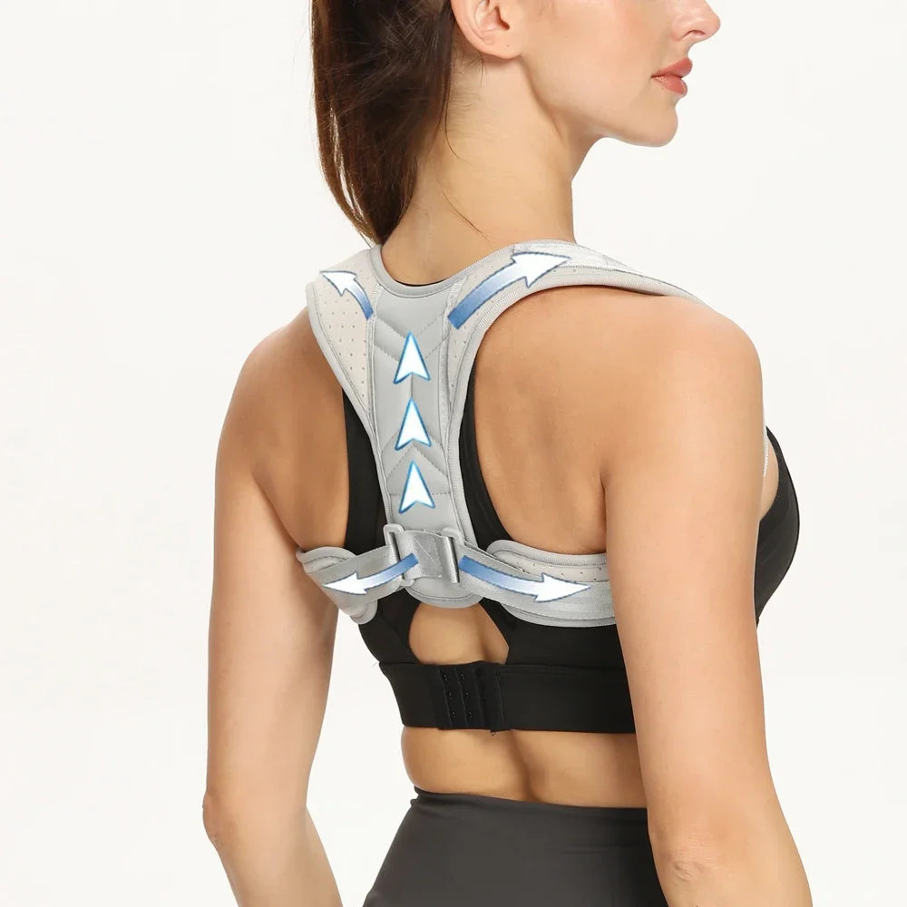 Back Posture Corrector Belt – Adjustable Support for Men, Women & Kids